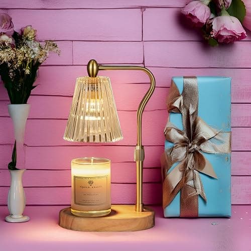 Engpure Candle Warmer Lamp with Timer and Dimmer Adjustable Height for Home Room Decor, Brithday Gifts for Women, Candle Warmer for Scented Jar Candles Mother's Day Gifts thumbnail 9