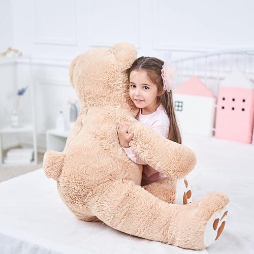 IKASA Giant Teddy Bear Plush Toy Stuffed Animals (Brown, 100cm) thumbnail 5