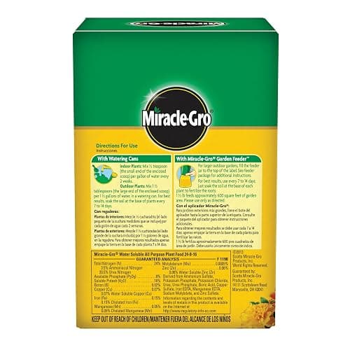 Miracle-Gro Water Soluble All Purpose Plant Food, For All Indoor or Outdoor Plants, Roses, Flowers, Vegetables, Houseplants, Trees, and Shrubs, 1.5 lbs thumbnail 13
