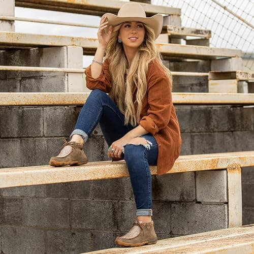 Twisted X Women's Boat Shoe Driving Moc thumbnail 2