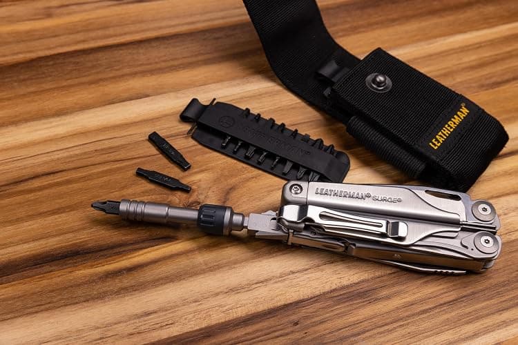 Leatherman, Ratchet driver, fits both Leatherman flat bits and standard ¼ inch bits. thumbnail 6