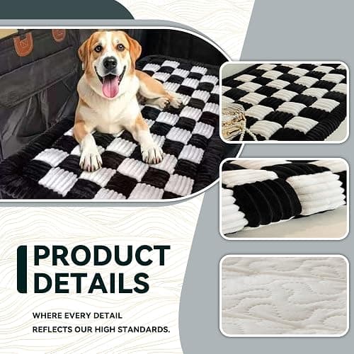 SRFYBGPY Couch Cover for Dogs Washable, Non Slip Fuzzy Pet Couch Covers for 3 Cushion Sofa Pet Friendly,All Seasons Soft Plush Furniture Bed Mats Sofa Slipcovers thumbnail 2