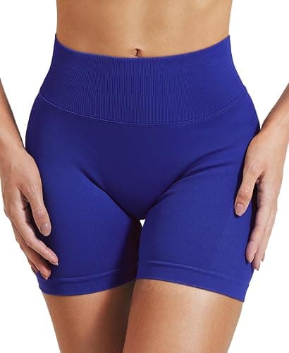 VOYJOY Women Workout Impact Shorts 2.5"/ 3.6"/ 4.5"/ 6" Scrunch Butt Lifting Gym Seamless Booty Biker Shorts thumbnail 4