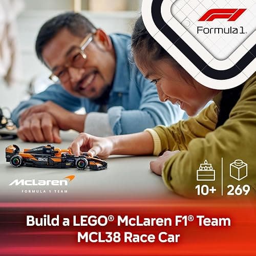LEGO Speed Champions McLaren F1 Team MCL38 Race Car Toy - Building Set for Kids, Boys & Girls, Ages 10+ - Toy Car for F1 Fans - Gift Idea for Birthday - 77251 thumbnail 3