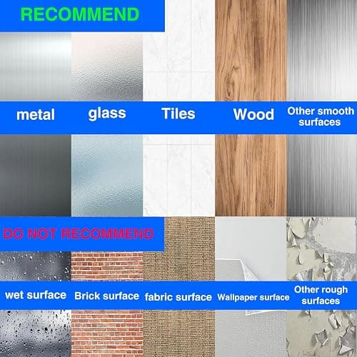 ADY Removable Double Sided Tape Heavy Duty 40 Pack, Clear Picture Hanging Strips Damage Free for Wall, Refill Adhesive Strips for Rent Room, Nano Transparent Adhesive Tape for Decor, Poster thumbnail 6