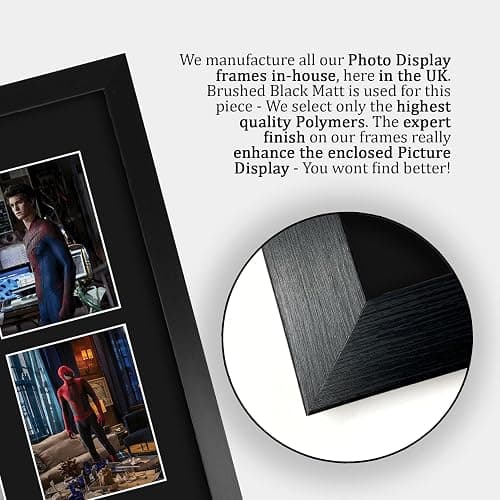 HWC Trading Andrew Garfield Spider-Man Gifts Printed Signed Autograph Picture Display for Movie Memorabilia Fans - 16" x 12" Framed thumbnail 6