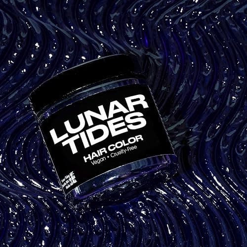 Lunar Tides Semi-Permanent Hair Color (43 colors) (Blue Velvet) - 4 Fl Oz (Pack of 1) - Blue Velvet thumbnail 7
