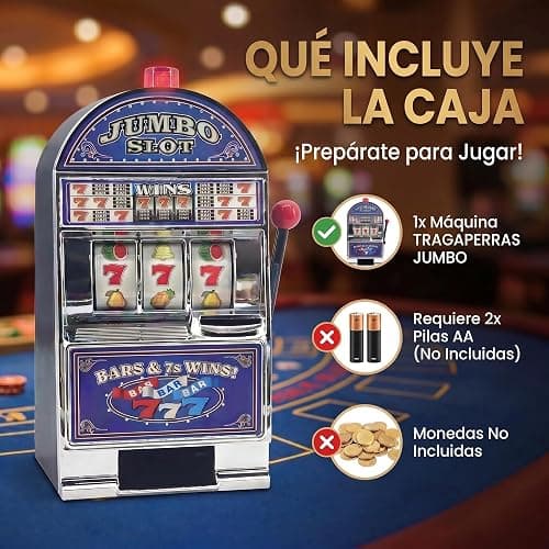 GOODS+GADGETS One-Armed Bandit - Máquina tragaperras con Efectos de luz y Sonido de Casino thumbnail 7