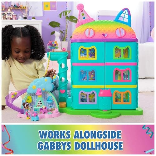 Gabby's Dollhouse Kitty Care Ear Purrfect Playroom – 17-Piece Playset with 4 Toy Figures, Dollhouse Furniture, Doll Accessories & Baby Doll Stuff for Kids Ages 3+ thumbnail 7