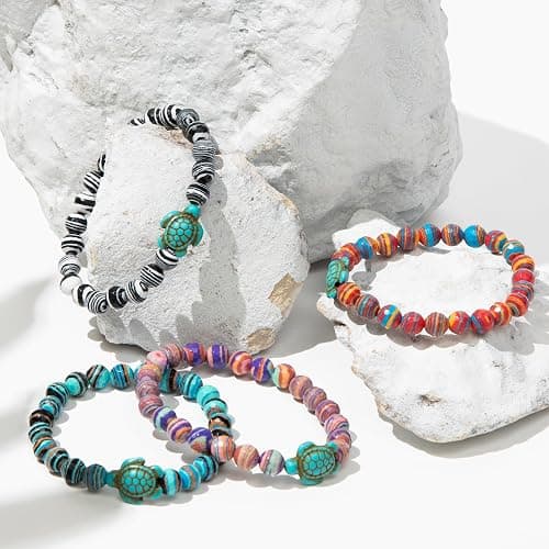 KoaKoa Sparkle Sea Turtle Tracking Bracelet, helps save sea turtles, one size fits most Men and Women thumbnail 4