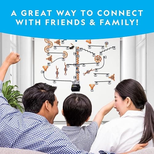 National Geographic Magnetic Marble Run - 150-Piece STEM Building Set for Kids & Adults with Magnetic Track & Trick Pieces & Marbles for Building A Marble Maze, STEM Project (Amazon Exclusive) thumbnail 7