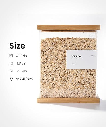 APT 1101 Food Dispenser 2L | Kitchen Organizers and Storage | Food Containers & Cereal Dispenser for Pantry Organization And Storage Container | Cereal, Rice, Flour, Snack thumbnail 4