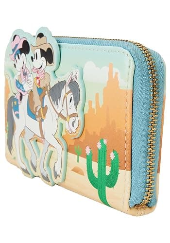 Loungefly Disney Western Mickey & Minnie Wallet | Disney Wallets thumbnail 2