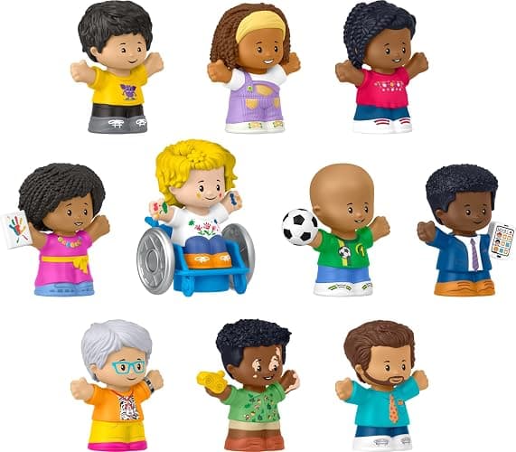Fisher-Price Little People Classroom Figures | 10-Piece Set for Preschool Pretend Play, Toddler Toy for Kids Ages 1+ Years (Amazon Exclusive) - Image 1