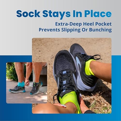 Balega Unisex Hidden Comfort Performance No Show Athletic Running Socks for Men and Women (3-pack) thumbnail 6
