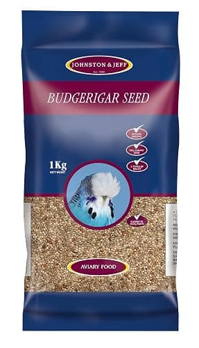 Johnston & Jeff 1kg Expert Budgerigar Seed Mixed Budgie Aviary Bird Seed - Image 1
