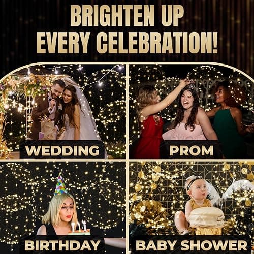 Light Up Balloons 10 Pack, 18 Inch Clear Balloons with LED Lights | Reusable Glow Decor with a String Light and Switch Inside Every Piece - Bright Accents for Weddings, Birthdays, Party Nights thumbnail 6