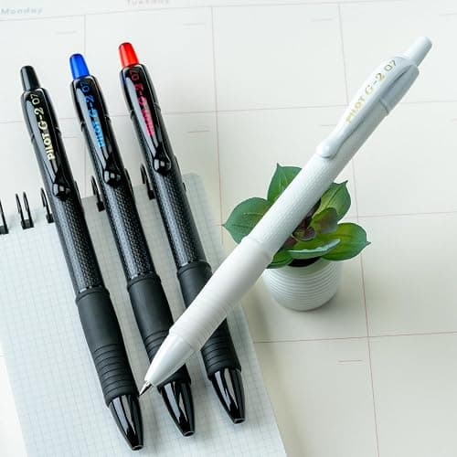 PILOT G2 Edge Assorted Premium Gel Roller Pens, 0.7 mm Fine Point Pens, Sensory Writing Experience, 8ct Box - Ideal for School, Journaling & Office Writing thumbnail 5