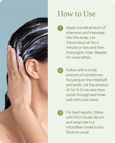 Divi Shampoo and Conditioner Set for Women and Men - Hair Care Duo for All Hair Types, Adds Volume, Lift, and Bounce, Strengthens and Nourishes Hair - Full Size, 2 x 12 Fl Oz thumbnail 7