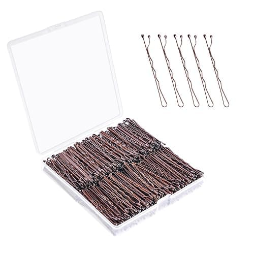 Bobby Pins Brown, 360 Pcs Brown Bobby Pins, 2 Inch Premium Bobby Pin, Secure Hold Bobby Pins with store box, Hair Pins for Kids, Girls and Women - Image 1