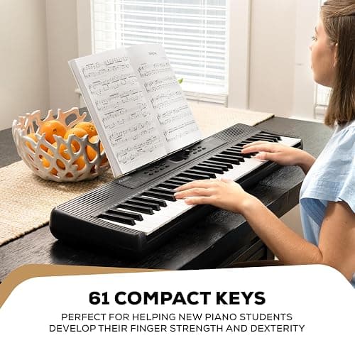 Alesis Melody 61 MK4 Keyboard Piano for Beginners with 61 Keys Speakers, Tablet/Sheet Music Stand, 300 Sounds and Music Lessons thumbnail 4