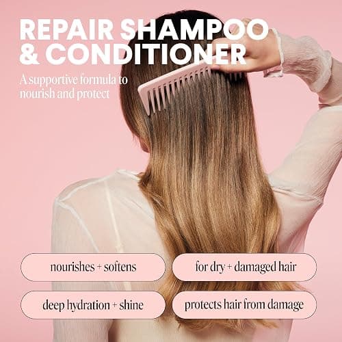 MONDAY HAIRCARE Repair Shampoo and Conditioner Set (2 Count) 12 oz For Dry to Damaged Hair Made with Keratin, Coconut Oil, Shea Butter, and Vitamin E thumbnail 2