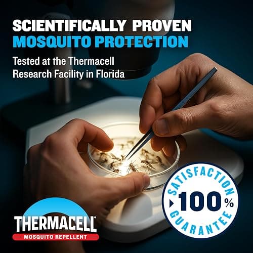 Thermacell Mosquito Repellent Rechargeable Adventure EX-Series EX90; Patio Shield with 9-Hour Battery, Includes 12-Hour Refill, Rubber Armor & Carabiner; Scent Free Bug Spray Alternative thumbnail 3