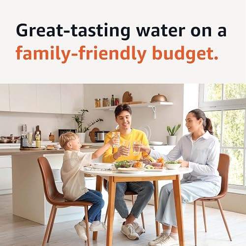 Amazon Basics Enhanced Water Filters for Pitcher, Brita Compatible, 6-Pack | Water filter cartridge, water pitcher filters reduce 9 contaminants, 6-Month Filter, WQA & NSF Certified, BPA-Free thumbnail 7