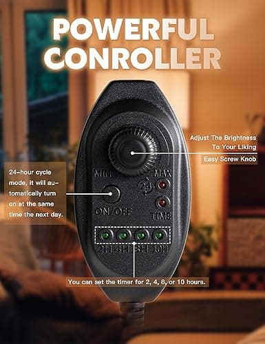 GODONLIF Candle Warmer Lamp with Timer Dimmable, Birthday Gifts for Women Mom, House Warming Gifts New Home Decor, Wax Melt Warmer for Jar Candles with 2 Bulbs thumbnail 9