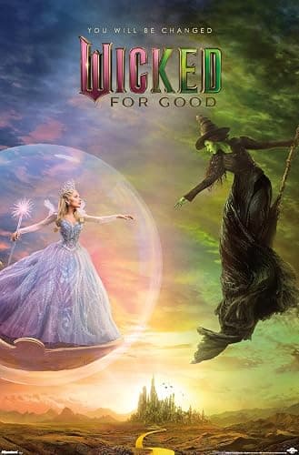 Trends International Wicked: For Good (2025) - Bubble One Sheet Wall Poster, 34L x 22.4W, Unframed Version - Image 1