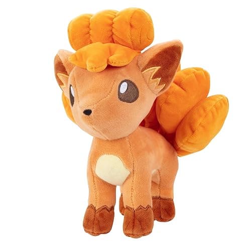 Pokemon Vulpix 8" Plush - Officially Licensed - Generation One Figure - Authentic Soft Stuffed Animal Toy - Holiday Christmas Stocking Stuffer Gift for Kids, Boys, Girls - 2+ - Image 1