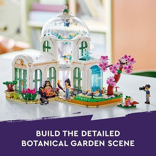 LEGO Friends Botanical Garden Building Toy Set, A Creative Project for Ages 12+, Build and Display a Detailed Greenhouse Scene, A Gift for Kids and Teens Who Love Flowers and Plants, 41757 thumbnail 3