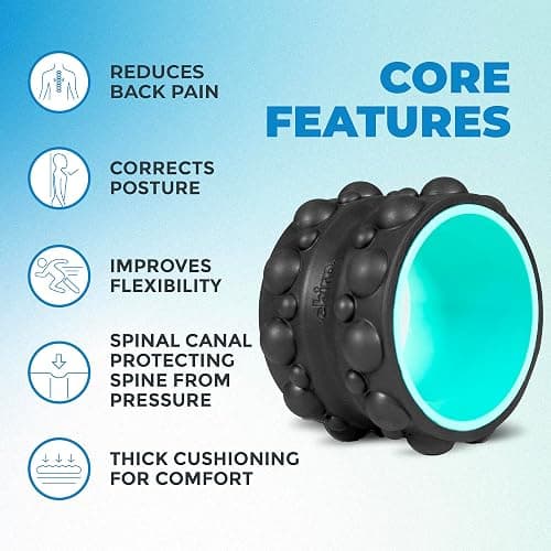 Chirp Wheel XR 6" Knot Kneader Back Roller for Deep Tissue Relief, Mint | Knot Kneader Back Roller, Shiatsu Foam Roller for Deep Muscle Knots, Trigger Point Back Massager, 6 Inch thumbnail 3