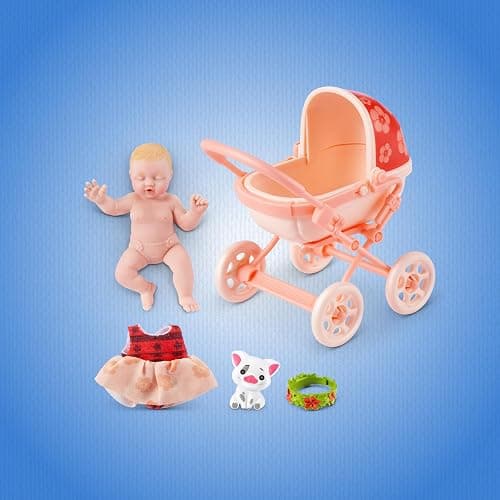 MY MINI Baby Disney 2 Pack by ZURU – Collectible Disney Baby Doll Mystery Capsule with Accessories, Realistic Miniature Toy for Girls Ages 3+ thumbnail 5