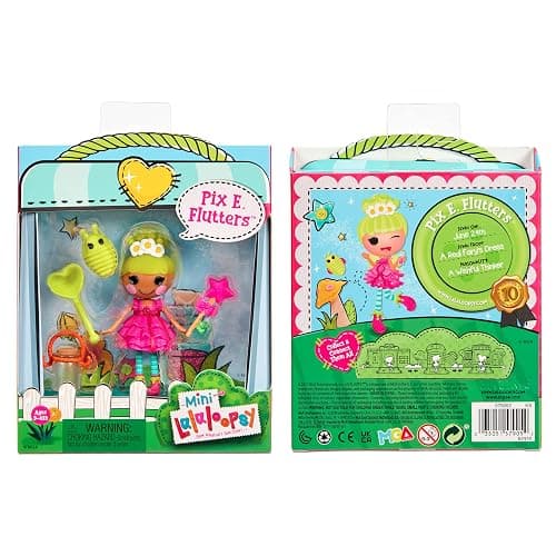 Lalaloopsy Mini Doll - Pix E. Flutters with Mini Pet Firefly, 3" Fairy Doll with Accessories, in Reusable House Package playset, for Ages 3-103,Multicolor,579052 thumbnail 6