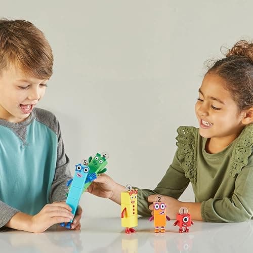 hand2mind Numberblocks Friends One to Five, Action Figure Set, Toy Figures & Playsets, Small Figurines for Kids, Counting Blocks, Numbers for Toddlers, Math Toys, Kids Birthday Gifts thumbnail 2