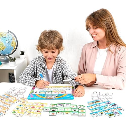 104 PCS Sentence Building for Kids, Sentence Building Magnets Kit, Learn to Read, Speech Speak Spell Games, Kids Vocabulary Builder, Sentence Building Games, Sight Word Magnets Games - Simply Magic thumbnail 4