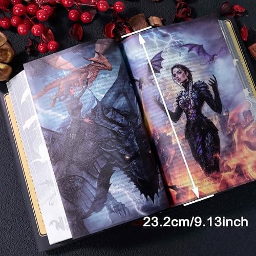 BAMAYSELF 15 Pcs Fourth Wing Page Overlays Bookmarks for Men Women, Dragon Bookmark Gift, 4th Wing Merchandise, Cool Fantasy Bookmarks Book Accessories Merchandise, Gifts for Bookish Book Lovers thumbnail 2