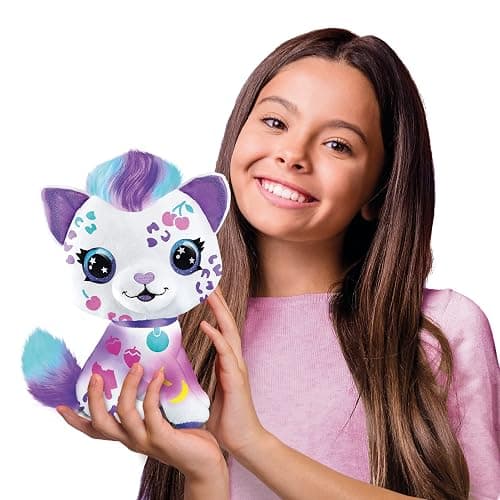 Canal Toys Personalize Airbrush Plush Large Kitty! Decorate, wash, Repeat! Customize Your own Spray Art Plush with Markers, Battery Powered Airbrush and 100+ Stencils. Ages 6+ thumbnail 5