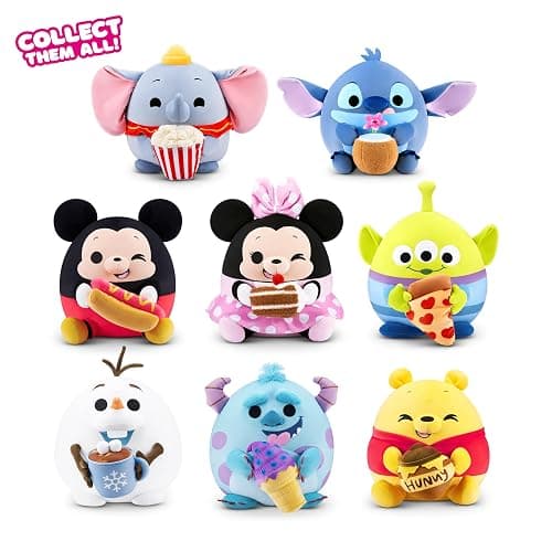 Snackles Disney 14-inch Plush (Stitch) by ZURU, Plush with Snack Accessory thumbnail 4