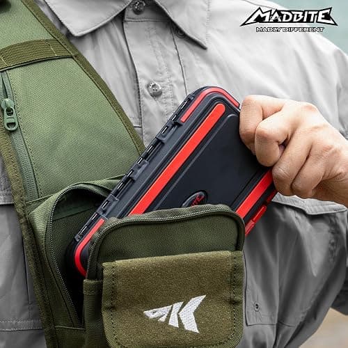 MadBite by KastKing 182/265/400pcs Compact Fishing Tackle Kit - All-in-One Freshwater Hooks, Weights, Bobbers in Tackle Box, Fishing Gear Set for Bass Trout Panfish thumbnail 10