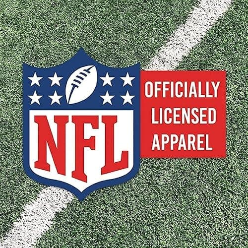 FOCO NFL Men's Officially Licensed Primary Logo Wordmark Game Day Football V-Neck Top thumbnail 4