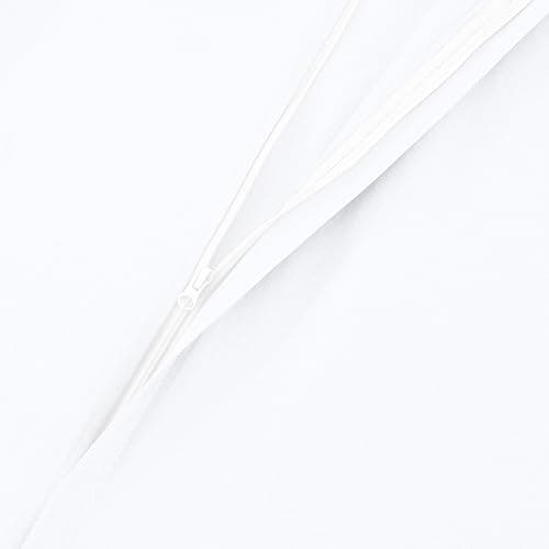 Amazon Basics Lightweight 2 Piece Microfiber Duvet Cover Set with Zipper Closure, Twin/Twin XL, Bright White, Solid thumbnail 5