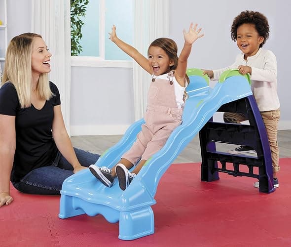 Little Tikes 2-in-1 Indoor-Outdoor Wet or Dry Slide, Dark_blue thumbnail 4