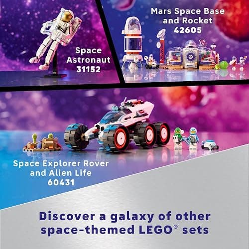 LEGO Technic Planet Earth and Moon in Orbit Building Set, Outer Space Birthday Gift for 10 Year Olds, Solar System Toy for Imaginative, Independent Play, Space Room Décor for Boys & Girls, 42179 thumbnail 6