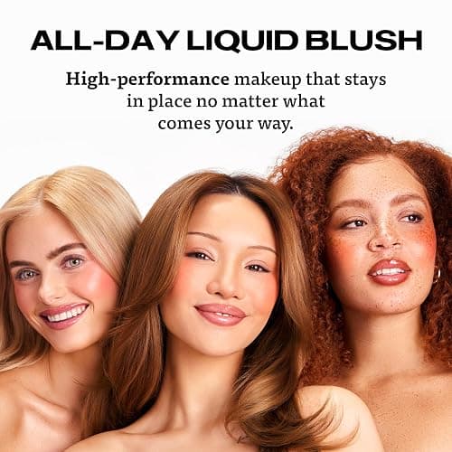 Sacheu Cheek STAY-N Liquid Blush for Cheeks — High Pigment, Buildable, Lightweight Cream Blush for Dewy & Radiant Flushed Cheeks — Long-lasting & Cruelty Free (I'm Cute) thumbnail 8