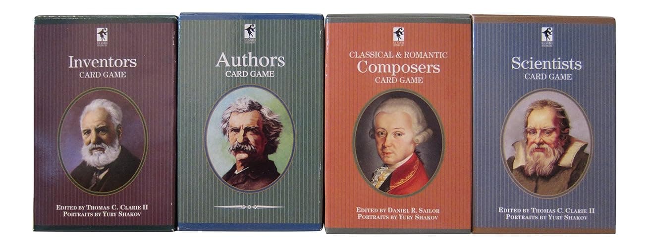 Authors, Explorers, Inventors & Scientists Card Games - Image 1