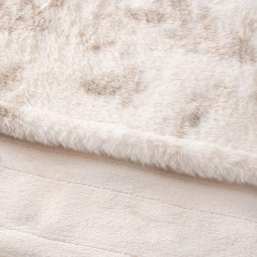 Berkshire Blanket Heated Throw Blanket, Grace Fur to Loftmink Reversible Electric Throw with 4 Heat Levels, Fast Heating Printed Throw for Couch and Bed, Auto Shut-Off Feature (50"x60") thumbnail 7