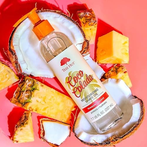 Tree Hut Coco Colada Moisturizing Shave Oil, Hydrating Gel-to-Oil Formula for a Close, Smooth Shave, 7.7 fl oz thumbnail 4