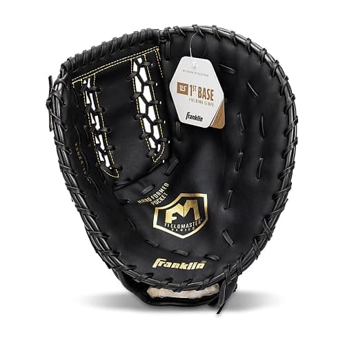 Franklin Sports Field Master Baseball + Softball Glove - Field Master Adult + Youth Baseball + Softball Mitt - Men's + Women's Gloves - Right Hand Throw thumbnail 8